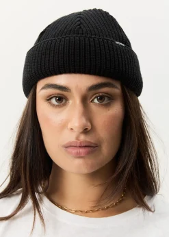 Accessories|Accessories<Afends Thc  - Wharfie Beanie Black