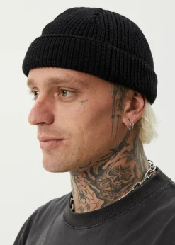 Accessories|Accessories<Afends Thc  - Wharfie Beanie Black