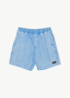 Boardshorts<Afends The Dopamine  - Organic Swim Short 18" Blue Acid Wash