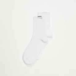 Accessories|Essentials<Afends The Essential  - Rib Socks White