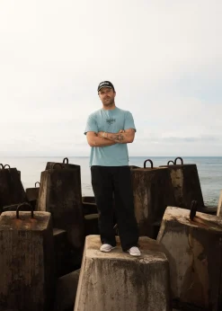 T-Shirts<Afends Thorny  - Boxy Tee Ocean Spray