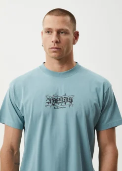 T-Shirts<Afends Thorny  - Boxy Tee Ocean Spray