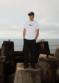 T-Shirts<Afends Thorny  - Boxy Tee White