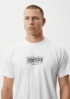 T-Shirts<Afends Thorny  - Boxy Tee White