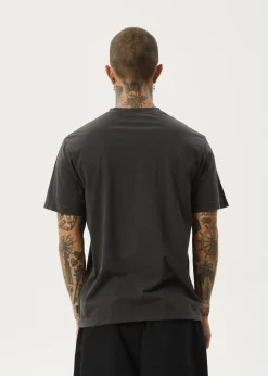 T-Shirts<Afends Thrown Out  - Retro Tee Black / White