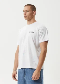 T-Shirts<Afends Tie Die  - Boxy Tee White