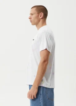 T-Shirts<Afends Tie Die  - Boxy Tee White