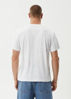 T-Shirts<Afends Tie Die  - Boxy Tee White