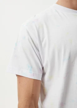 T-Shirts<Afends Tie Die  - Boxy Tee White