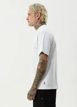 T-Shirts<Afends Torched  - Retro Tee White