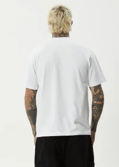 T-Shirts<Afends Torched  - Retro Tee White