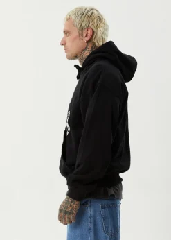 Sweaters & Hoodies<Afends Tread  - Boxy Hoodie Black