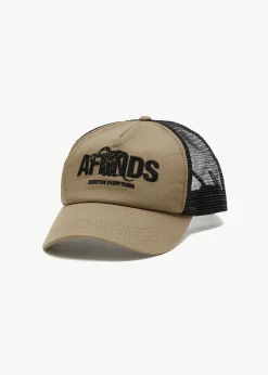 Accessories|Accessories<Afends Tread  - Five Panel Cap Elmwood