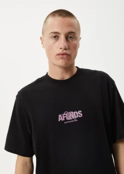 T-Shirts<Afends Tread - Retro Tee Black