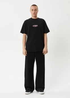 T-Shirts<Afends Tread - Retro Tee Black