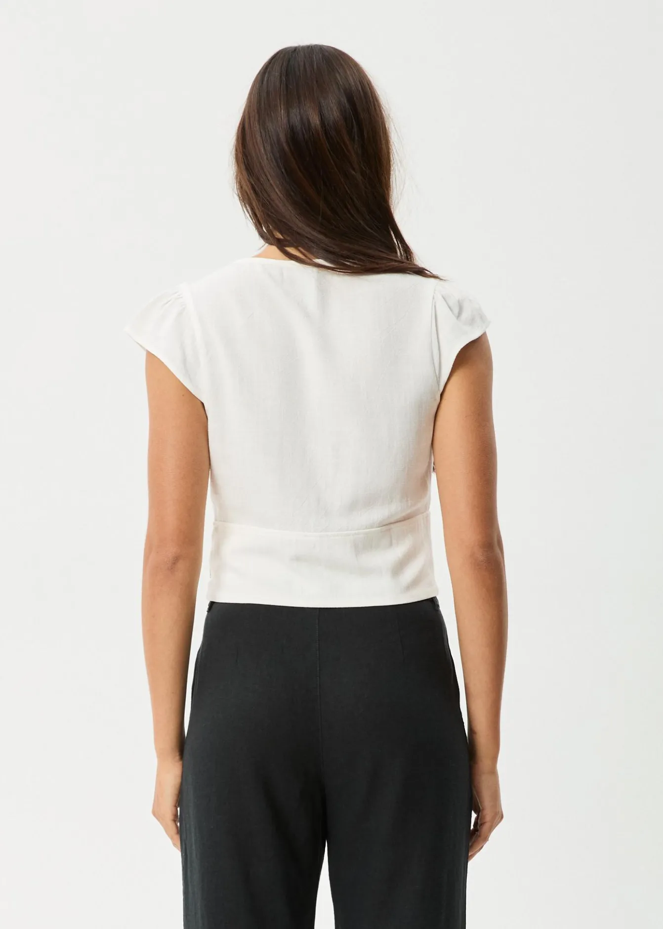Sleeveless<Afends Twila - Button Up Top White