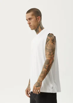 Sleeveless<Afends Vacation  - Sleeveless Tee White