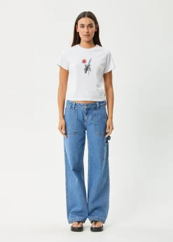 Tees & Shirts<Afends Valentine  - Baby Tee White