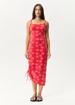 Dresses<Afends Valerie  - Maxi Dress Tomato