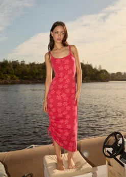 Dresses<Afends Valerie  - Maxi Dress Tomato
