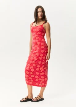 Dresses<Afends Valerie - Maxi Dress Tomato