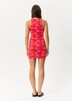 Dresses<Afends Valerie  - Mini Dress Tomato