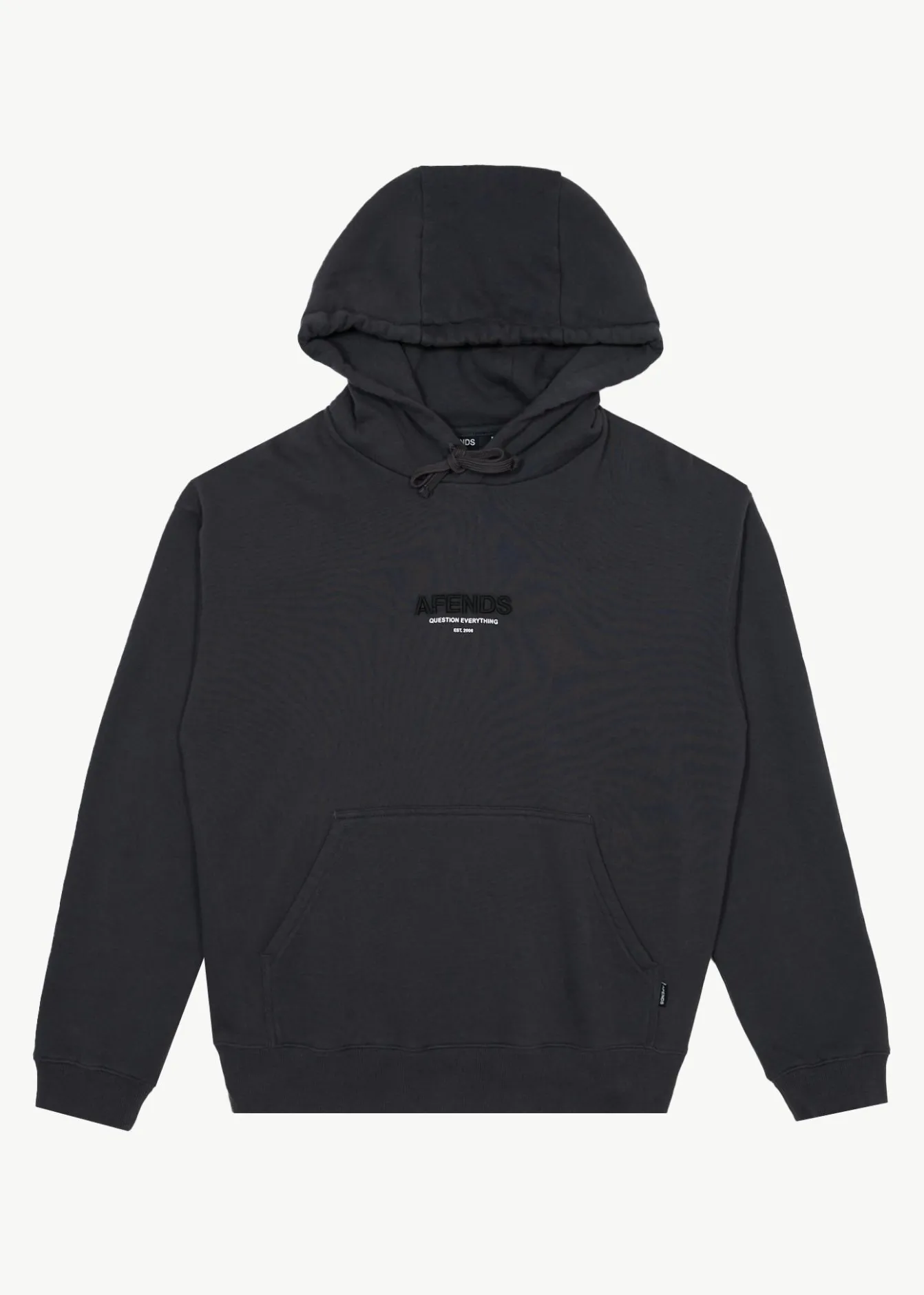 Sweaters & Hoodies<Afends Vinyl - Hoodie Charcoal