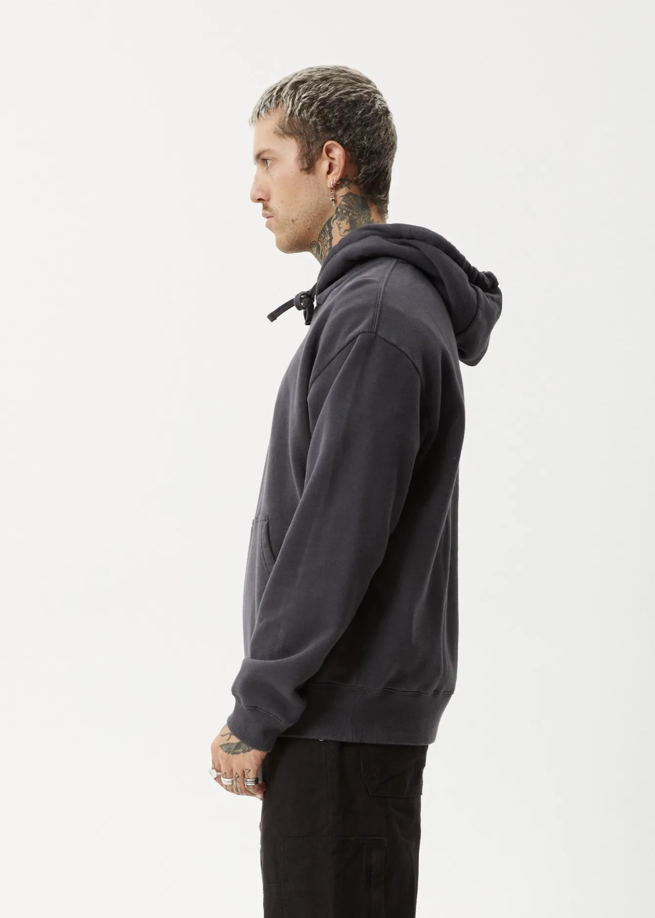 Sweaters & Hoodies<Afends Vinyl - Hoodie Charcoal
