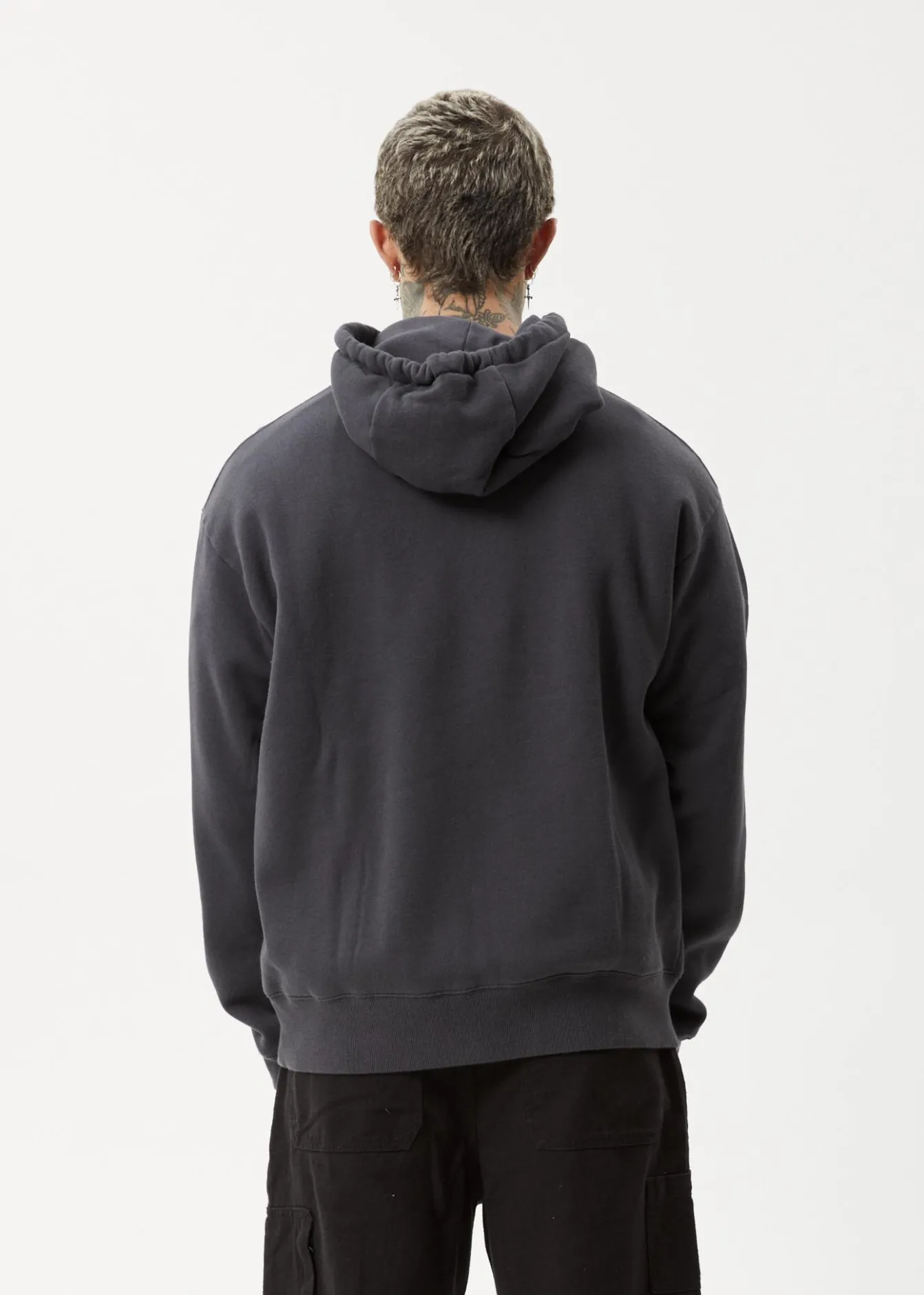Sweaters & Hoodies<Afends Vinyl - Hoodie Charcoal