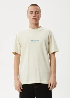 T-Shirts<Afends Vinyl  - Retro Tee Limestone