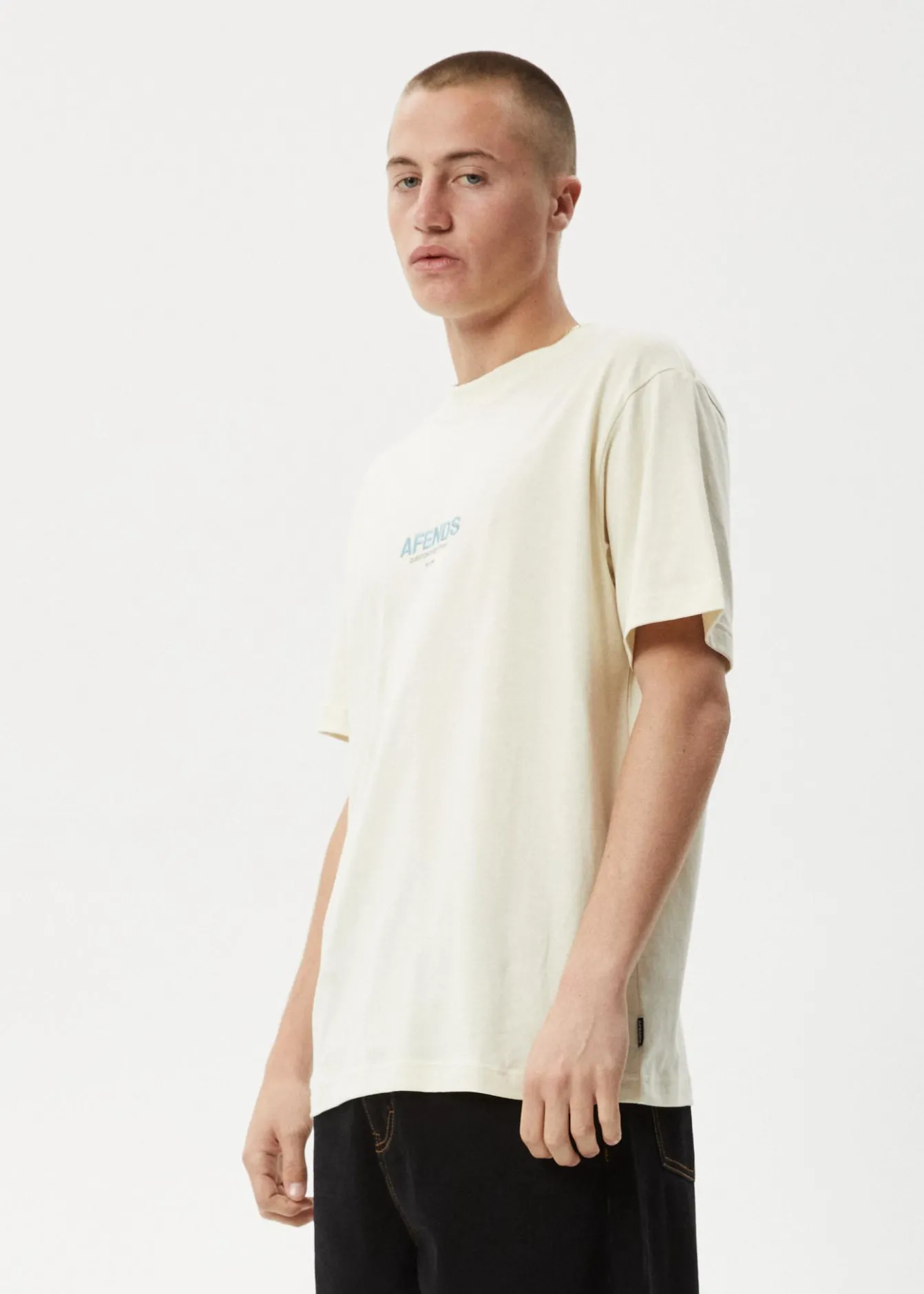T-Shirts<Afends Vinyl - Retro Tee Limestone