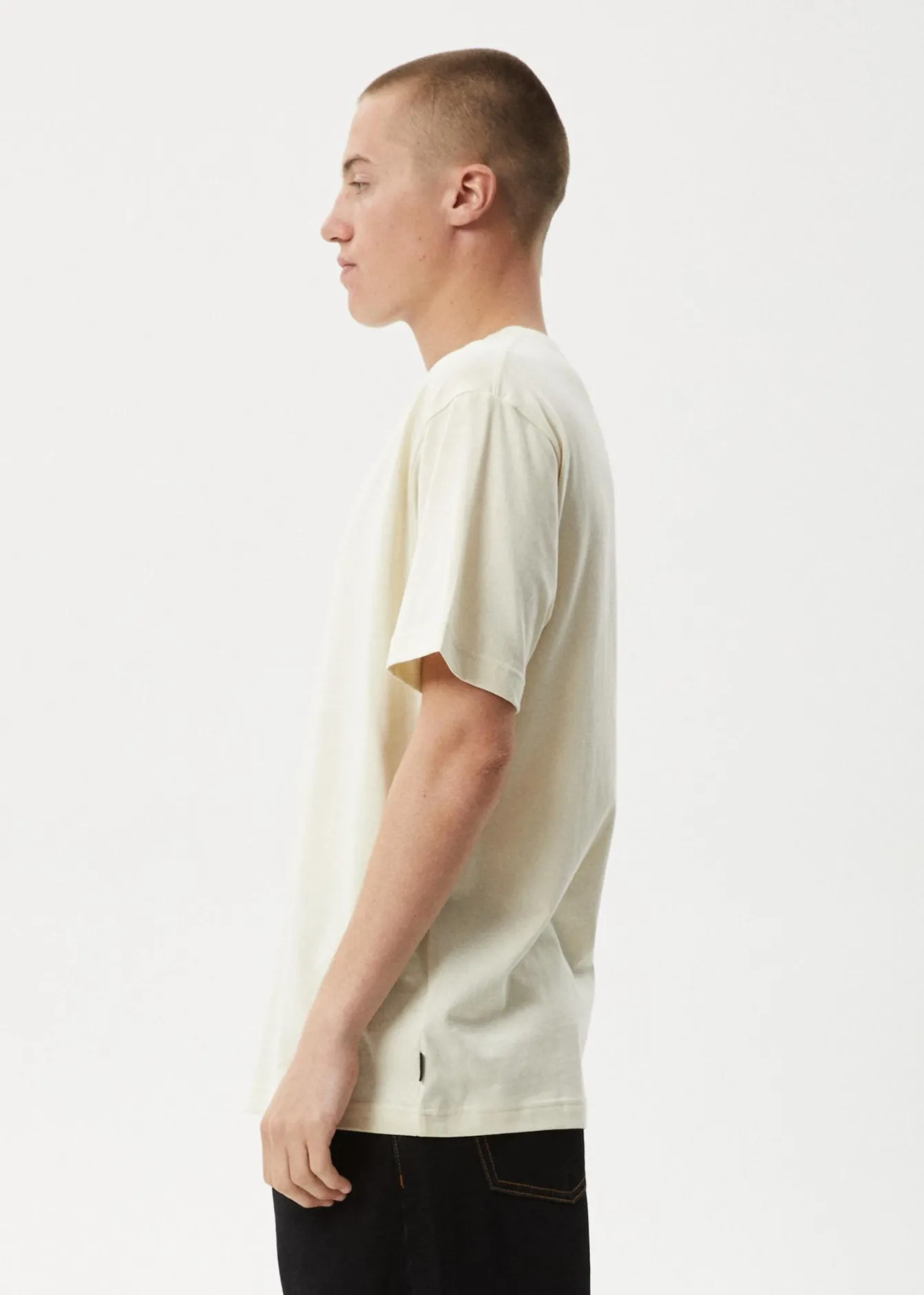 T-Shirts<Afends Vinyl - Retro Tee Limestone