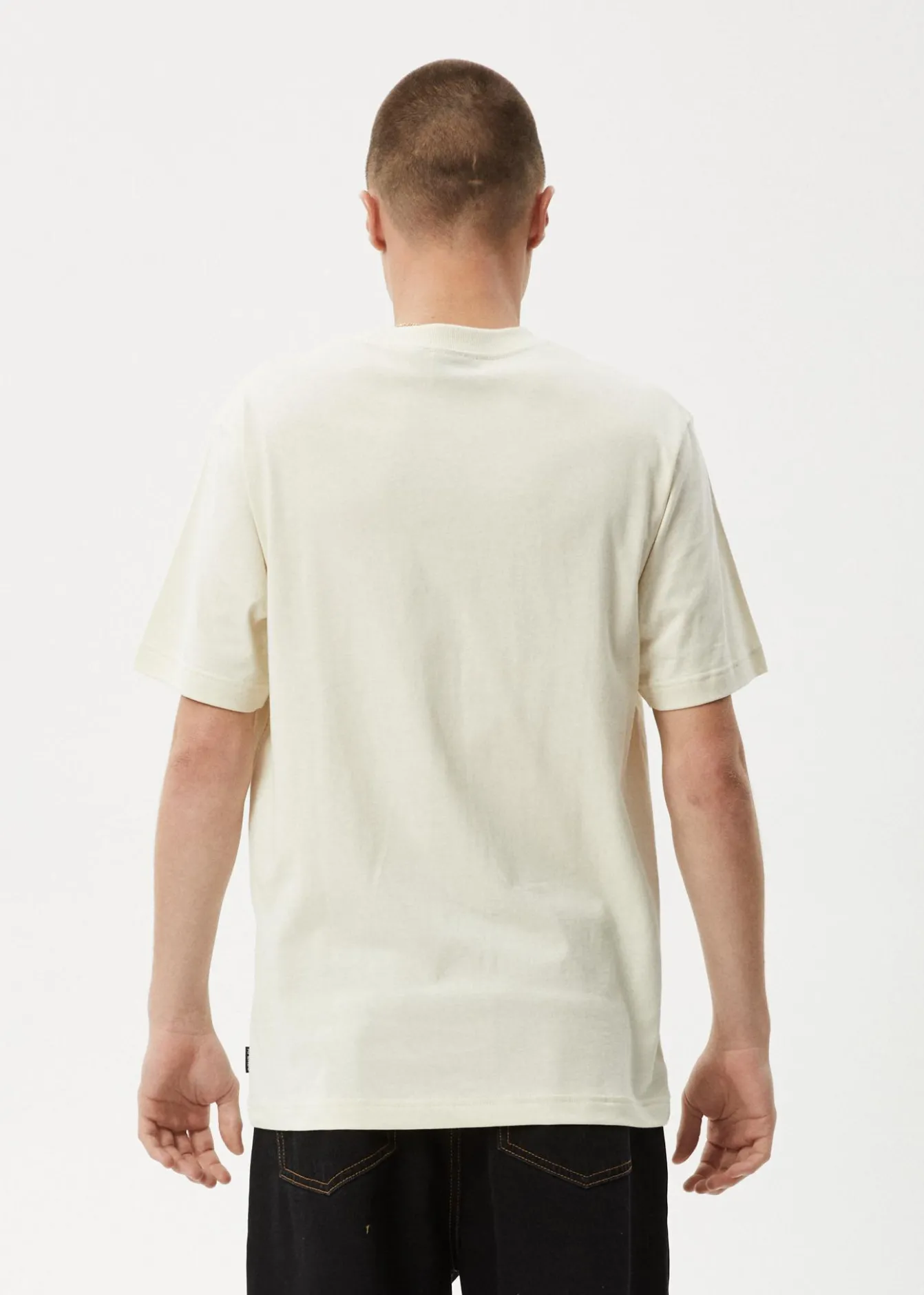 T-Shirts<Afends Vinyl - Retro Tee Limestone