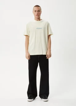 T-Shirts<Afends Vinyl - Retro Tee Limestone