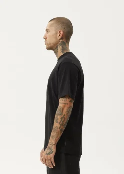T-Shirts<Afends Vinyl  - Retro Tee Black