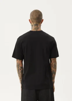 T-Shirts<Afends Vinyl  - Retro Tee Black