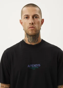 T-Shirts<Afends Vinyl  - Retro Tee Black