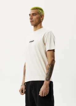 T-Shirts<Afends Vinyl - Retro Tee Moonbeam