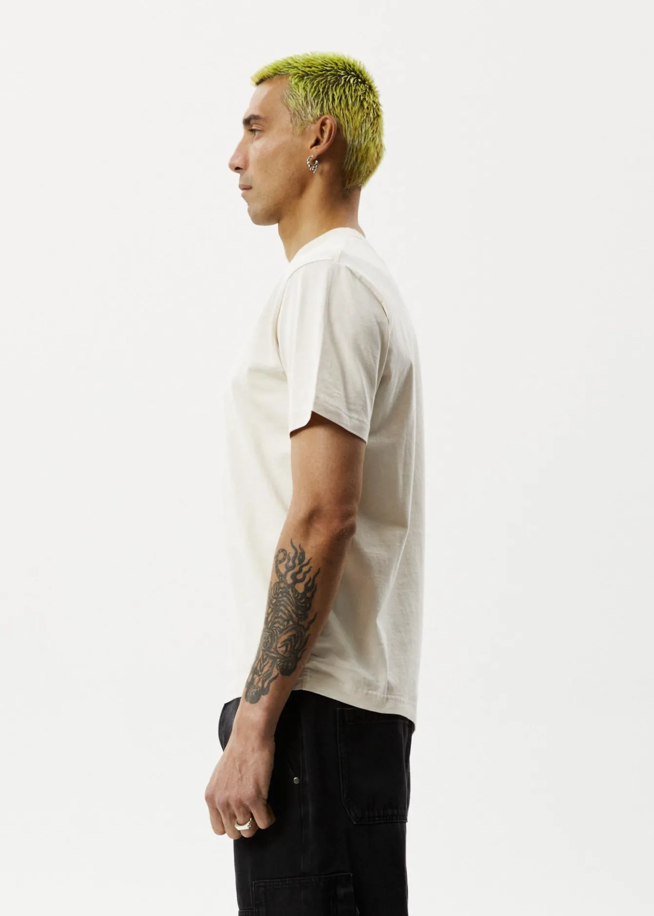 T-Shirts<Afends Vinyl - Retro Tee Moonbeam