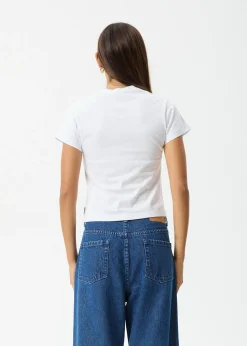 Tees & Shirts<Afends Warrior  - Baby Tee White