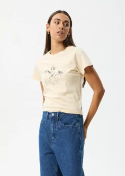 Tees & Shirts<Afends Warrior  - Baby Tee Sand