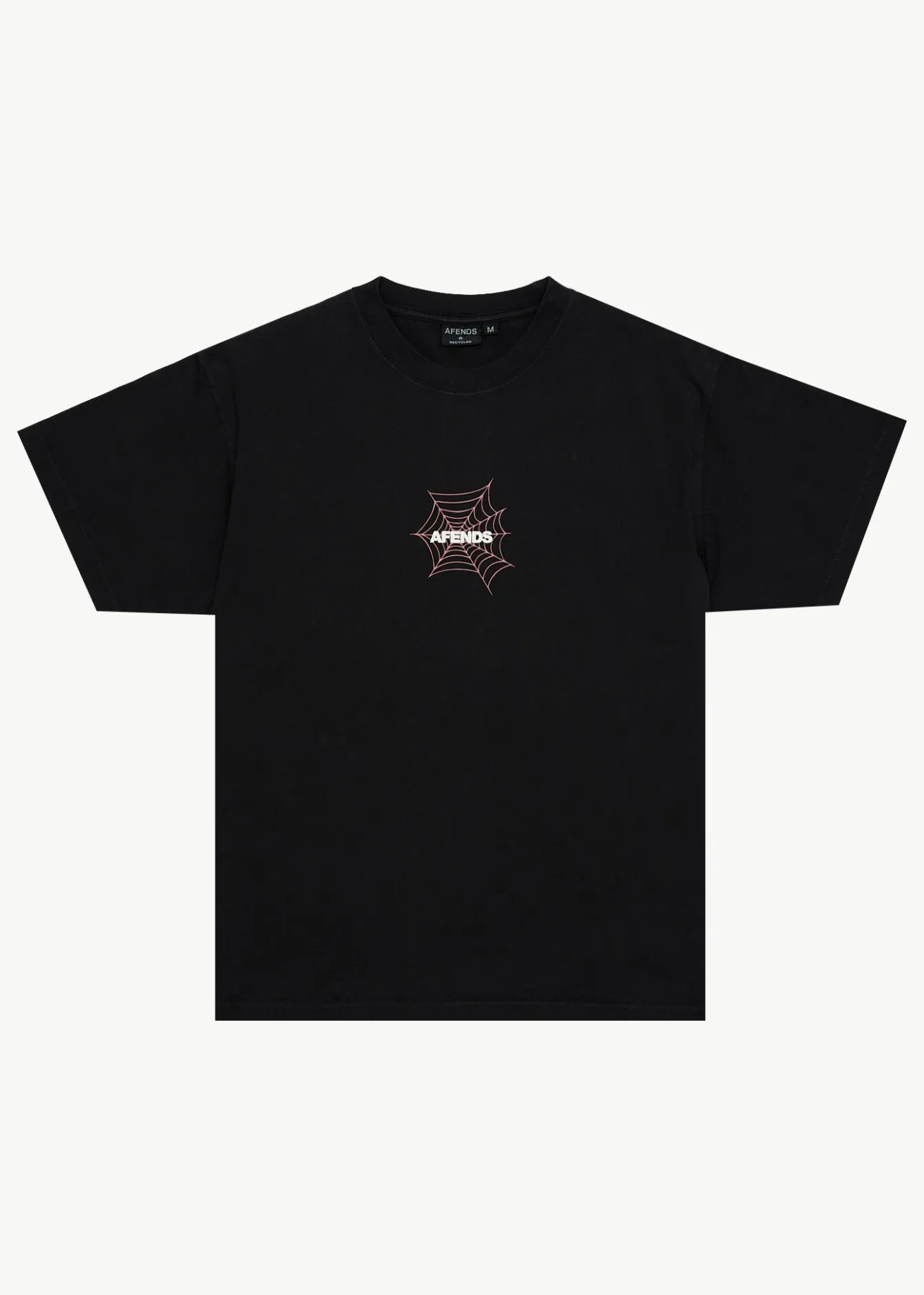 T-Shirts<Afends Webhead - Boxy Tee Stone Black