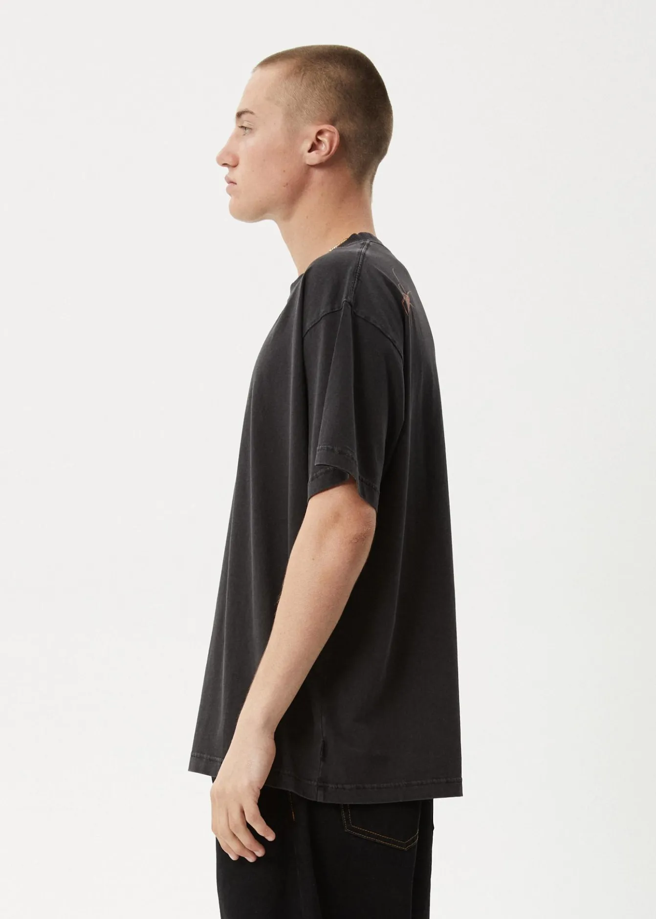 T-Shirts<Afends Webhead - Boxy Tee Stone Black