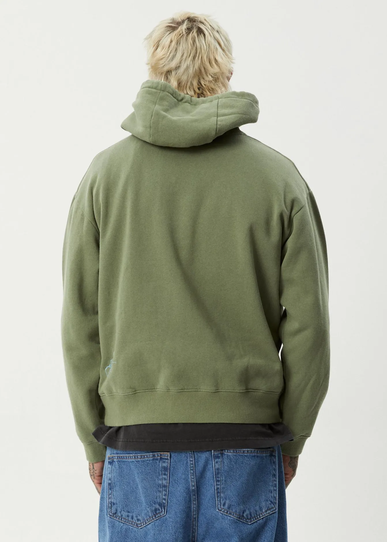 Sweaters & Hoodies<Afends Webhead - Hoodie Oil Green