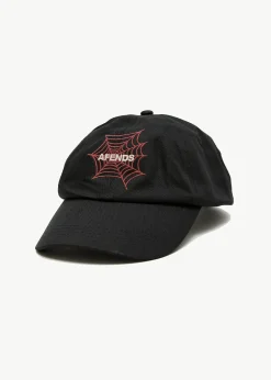 Accessories|Accessories<Afends Webhead  - Six Panel Cap Black