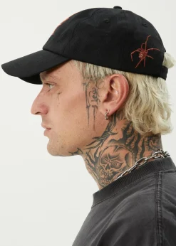 Accessories|Accessories<Afends Webhead  - Six Panel Cap Black