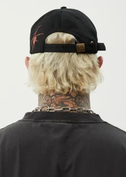 Accessories|Accessories<Afends Webhead  - Six Panel Cap Black
