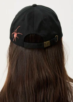 Accessories|Accessories<Afends Webhead  - Six Panel Cap Black
