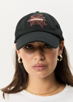 Accessories|Accessories<Afends Webhead  - Six Panel Cap Black