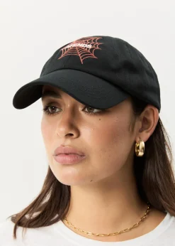 Accessories|Accessories<Afends Webhead  - Six Panel Cap Black